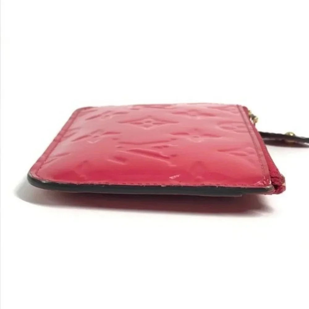 LOUIS VUITTON M90312 MonogramVernis Pochette Cles NM Coin purse with key ring